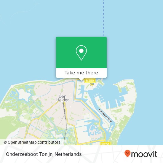 Onderzeeboot Tonijn Karte