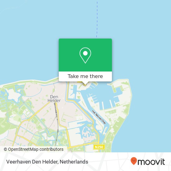 Veerhaven Den Helder map