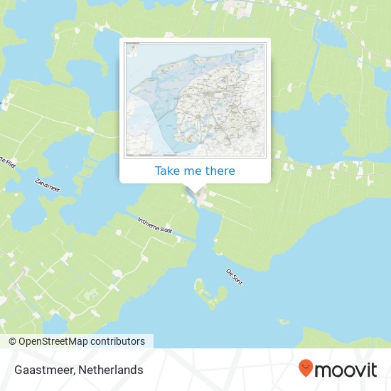 Gaastmeer map