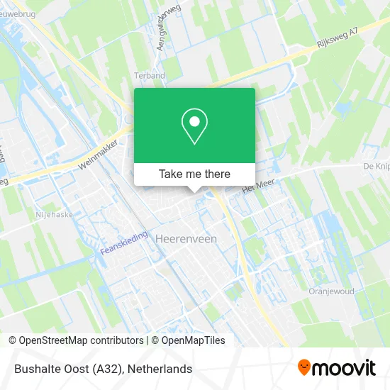 Bushalte Oost (A32) map