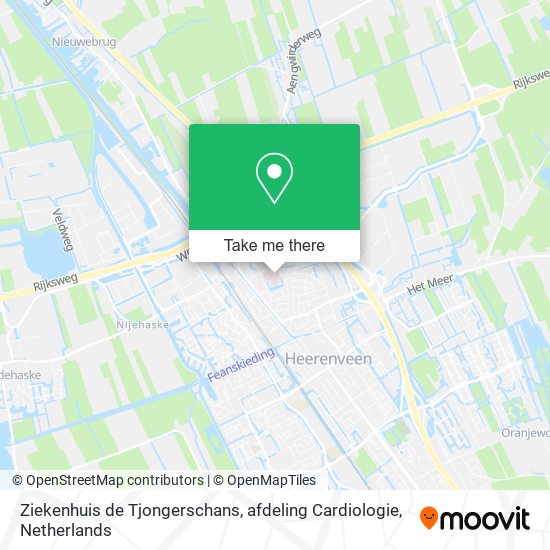 Ziekenhuis de Tjongerschans, afdeling Cardiologie map