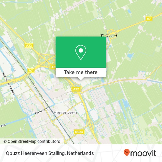 Qbuzz Heerenveen Stalling map