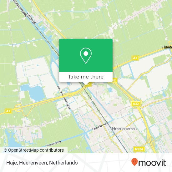 Haje, Heerenveen Karte