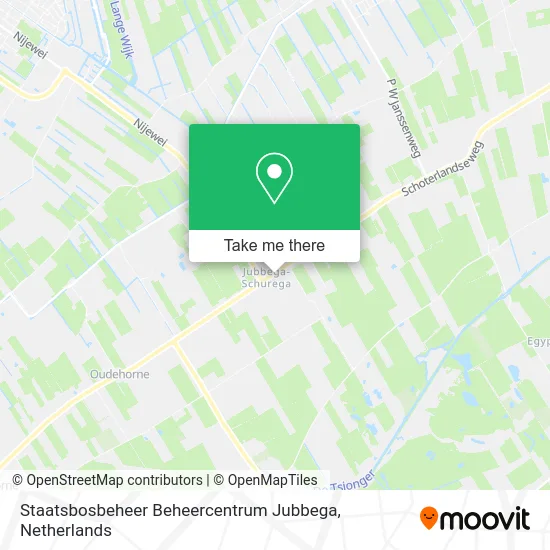 Staatsbosbeheer Beheercentrum Jubbega map