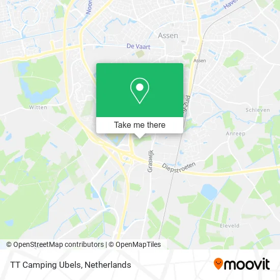 TT Camping Ubels map