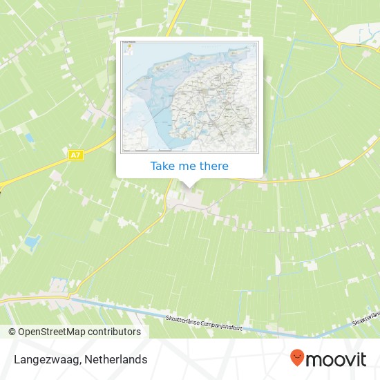 Langezwaag map