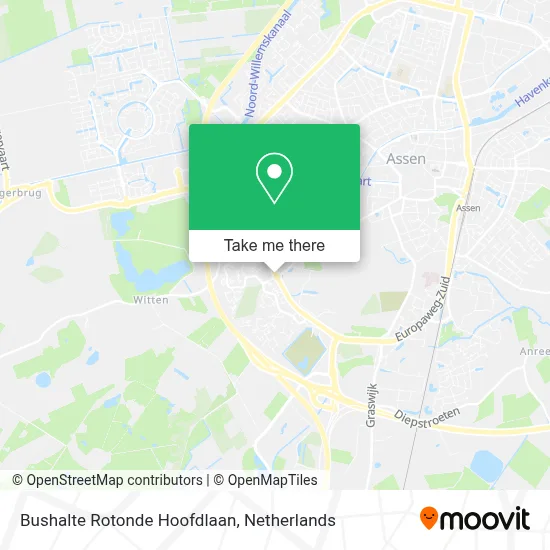 Bushalte Rotonde Hoofdlaan map