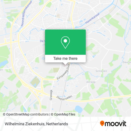 Wilhelmina Ziekenhuis map