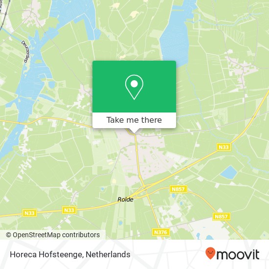 Horeca Hofsteenge map