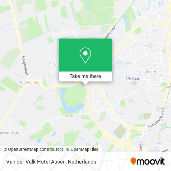 Van der Valk Hotel Assen map