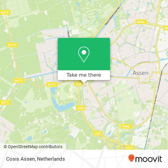 Cosis Assen map