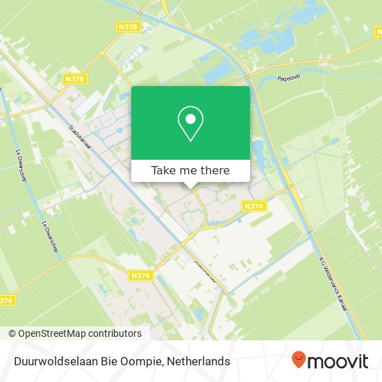 Duurwoldselaan Bie Oompie map