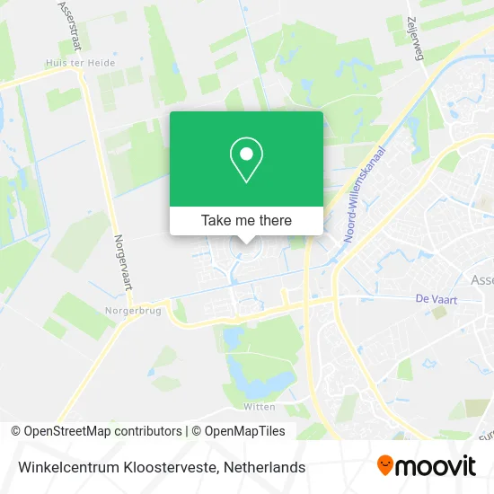 Winkelcentrum Kloosterveste map