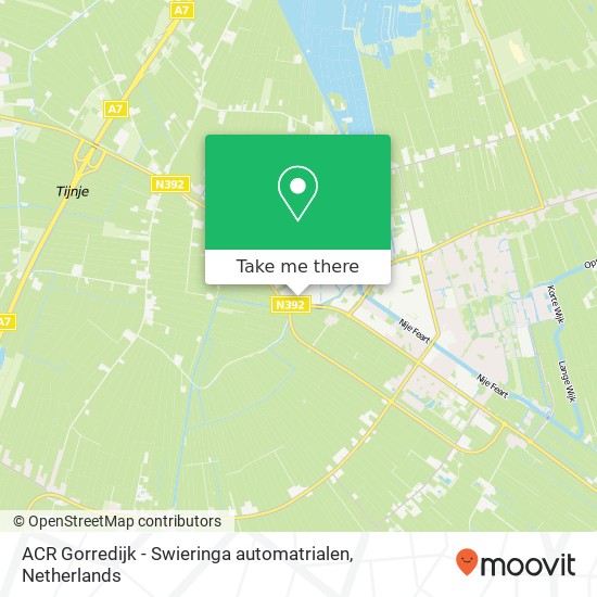 ACR Gorredijk - Swieringa automatrialen Karte