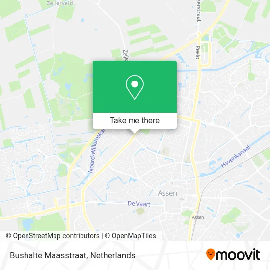 Bushalte Maasstraat map