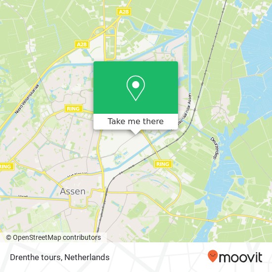 Drenthe tours map