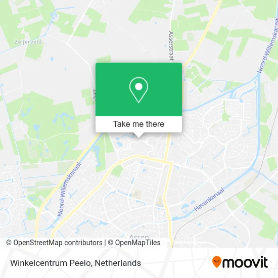 Winkelcentrum Peelo map
