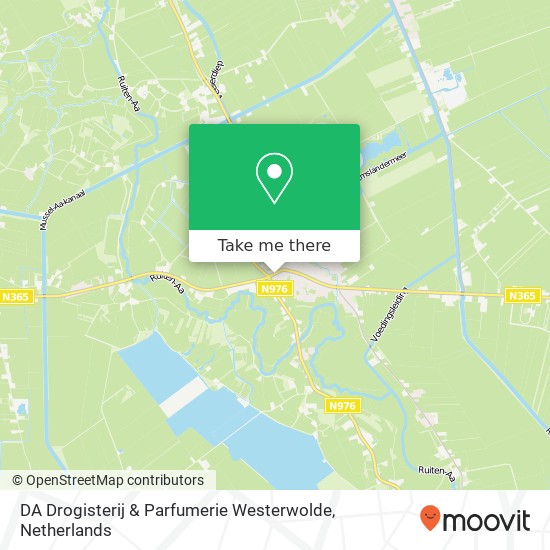 DA Drogisterij & Parfumerie Westerwolde map