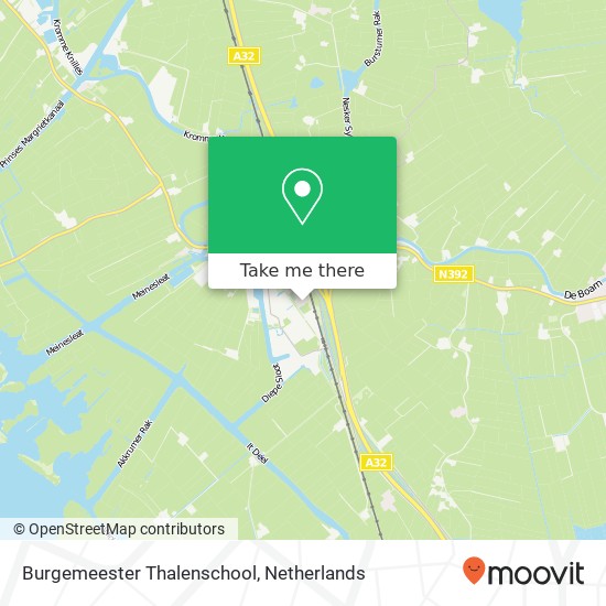 Burgemeester Thalenschool map