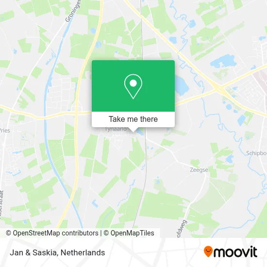 Jan & Saskia map