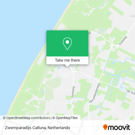 Zwemparadijs Calluna map