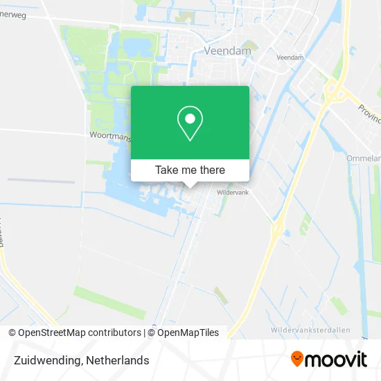 Zuidwending map