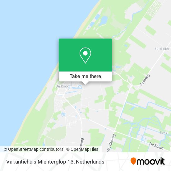 Vakantiehuis Mienterglop 13 map