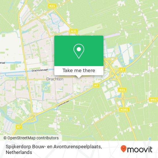 Spijkerdorp Bouw- en Avonturenspeelplaats map