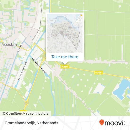 Ommelanderwijk map