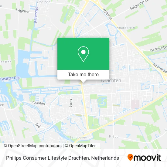 Philips Consumer Lifestyle Drachten map