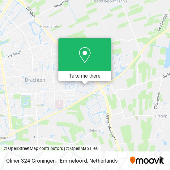 Qliner 324 Groningen - Emmeloord map