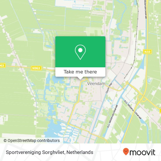 Sportvereniging Sorghvliet map