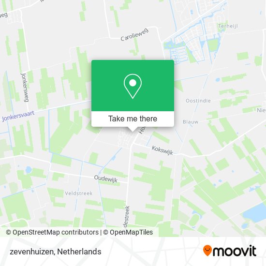 zevenhuizen map