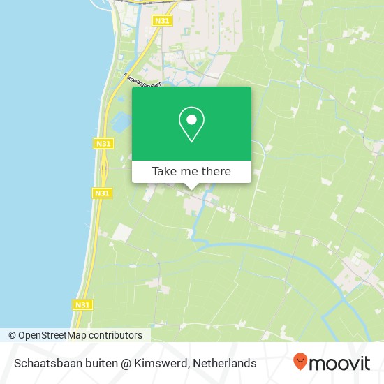 Schaatsbaan buiten @ Kimswerd map