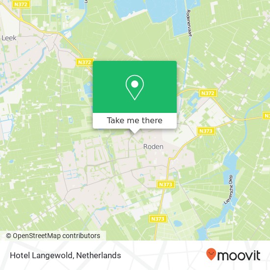 Hotel Langewold map