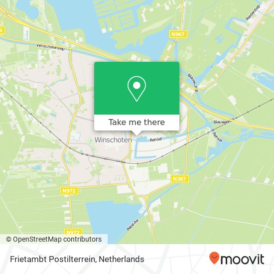 Frietambt Postilterrein map