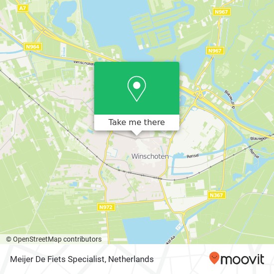 Meijer De Fiets Specialist map