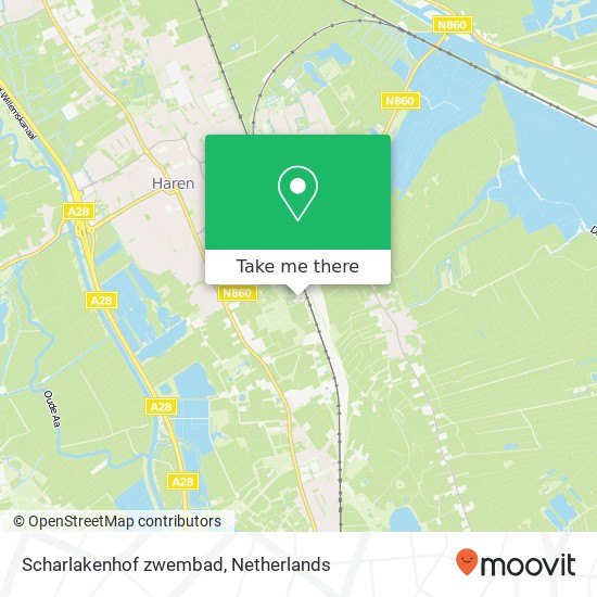 Scharlakenhof zwembad Karte