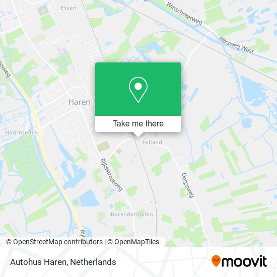 Autohus Haren map