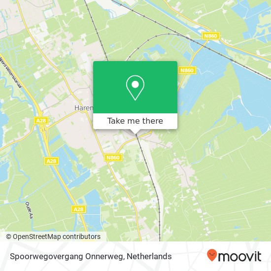 Spoorwegovergang Onnerweg map