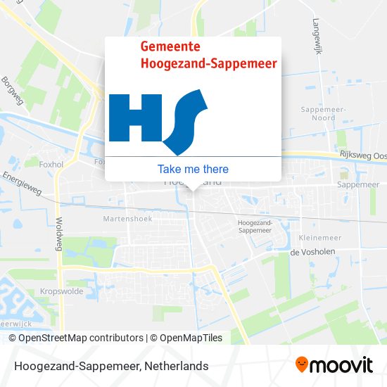 Hoogezand-Sappemeer map