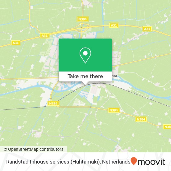 Randstad Inhouse services (Huhtamaki) map