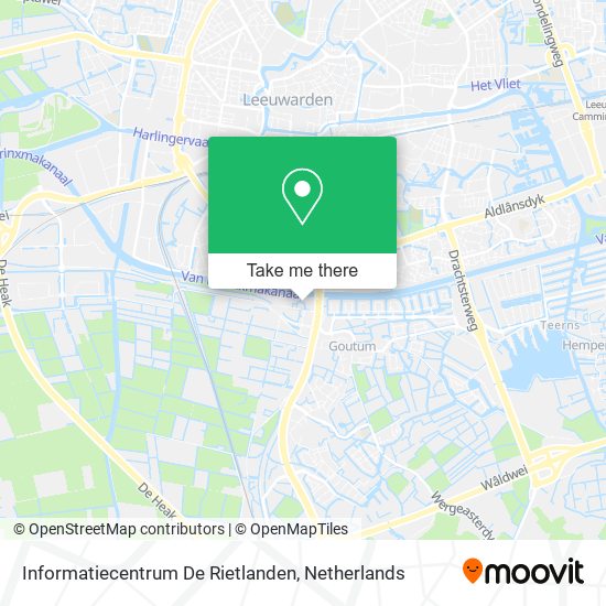 Informatiecentrum De Rietlanden Karte