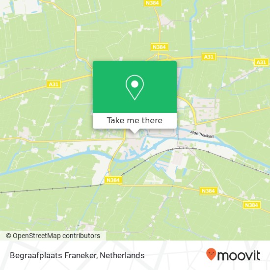 Begraafplaats Franeker map