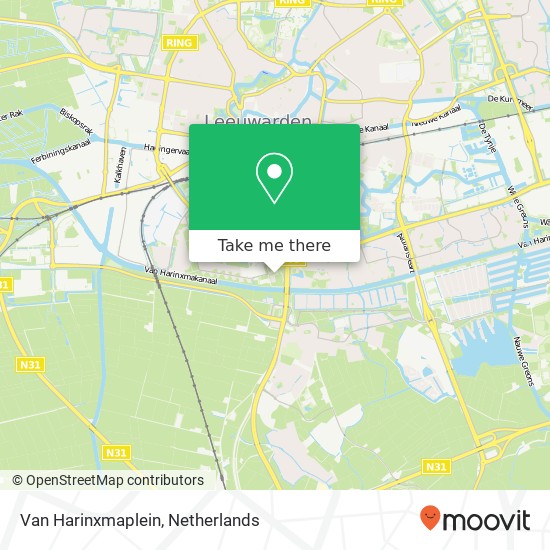 Van Harinxmaplein map