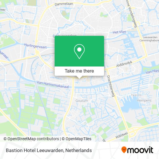 Bastion Hotel Leeuwarden Karte