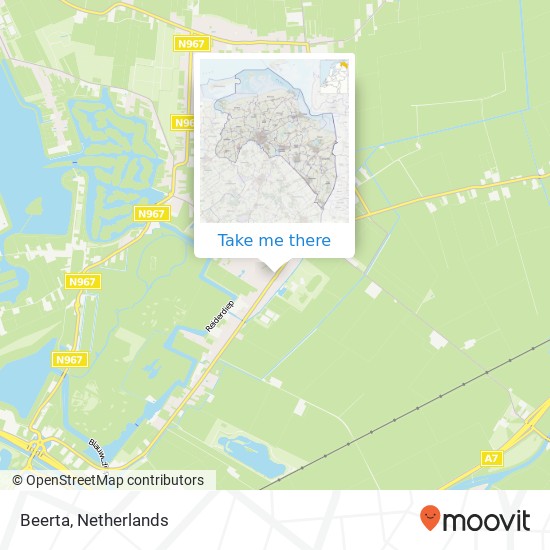 Beerta map