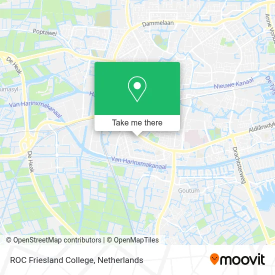 ROC Friesland College map