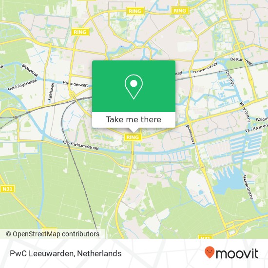 PwC Leeuwarden map