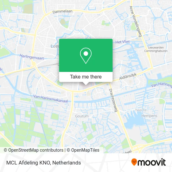 MCL Afdeling KNO map